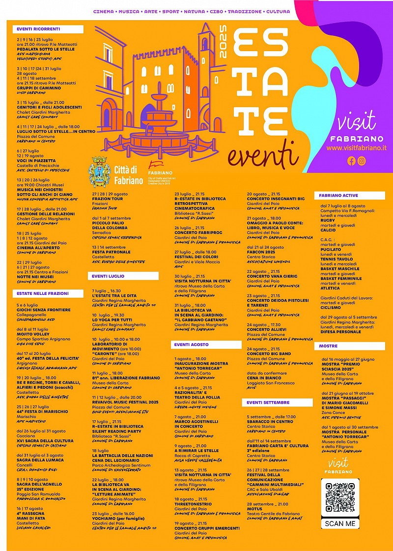 ESTATE 2025 EVENTI 