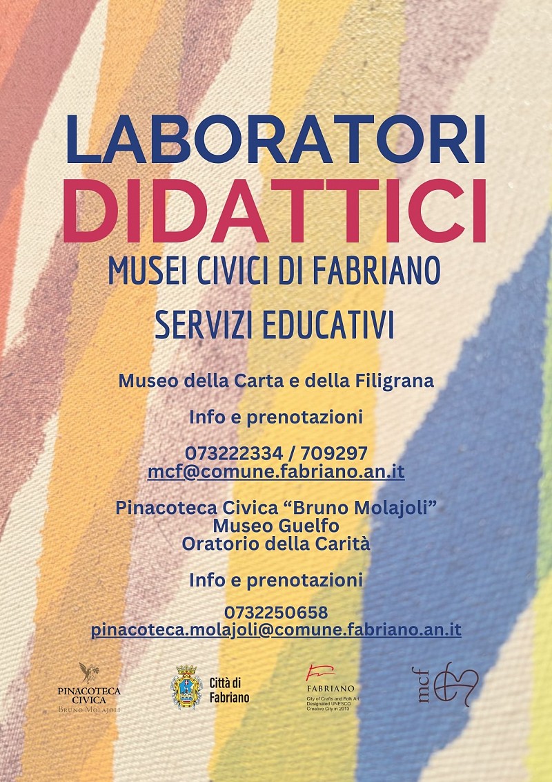 LABORATORI DIDATTICI MUSEI CIVICI FABRIANO